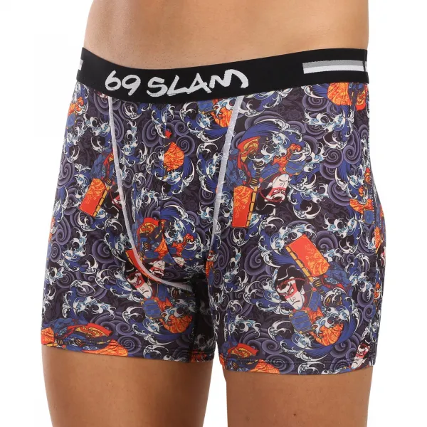 Pánske boxerky 69SLAM fit KABUKI DYLAN (MBYKBK-PO) M, trenky