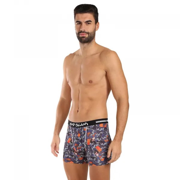 Pánske boxerky 69SLAM fit KABUKI DYLAN (MBYKBK-PO) M, trenky