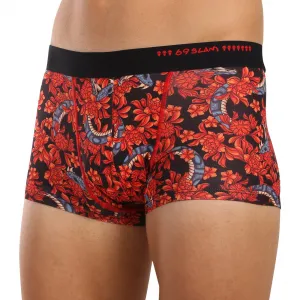 Pánske boxerky 69SLAM Hip BLOSSOMING SNAKE  (MSYBSK-PO) M, trenky