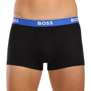 3PACK pánske boxerky BOSS čierné (50517827 969) M, trenky