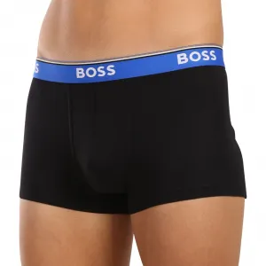 3PACK pánske boxerky BOSS čierné (50517827 969) M, trenky