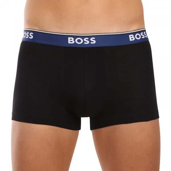 3PACK pánske boxerky BOSS čierné (50517827 969) M, trenky