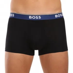 3PACK pánske boxerky BOSS čierné (50517827 969) M, trenky