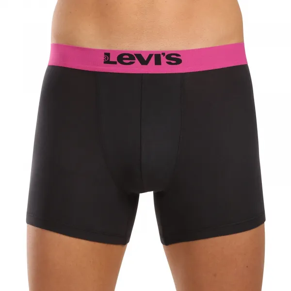 3PACK pánske boxerky Levis čierné (701229547 001) M, trenky