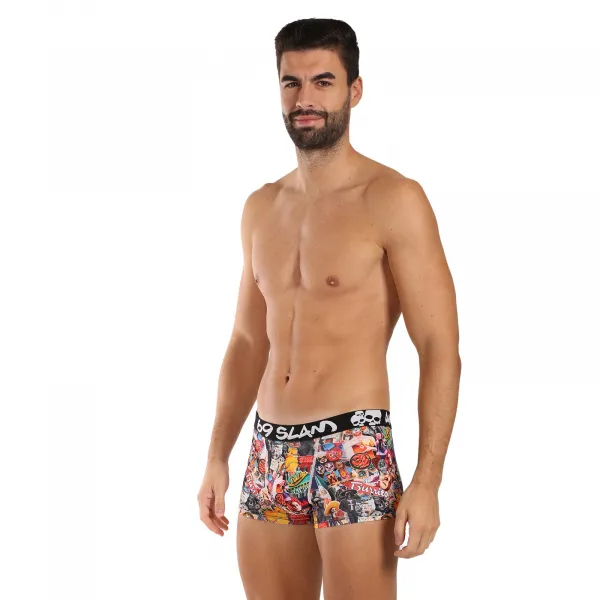 Pánske boxerky 69SLAM Hip MEXICOLLAGE MASON (MSYMXG-PO) M, trenky