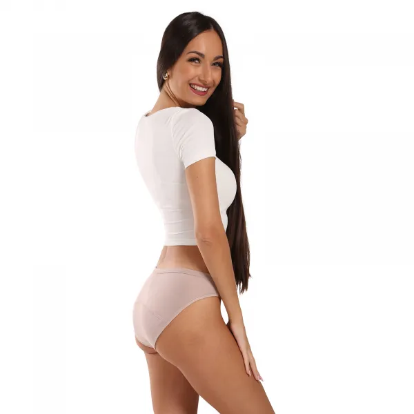 Menštruačné nohavičky Maidenform Moderate béžové (DMLBKM JDQ) M