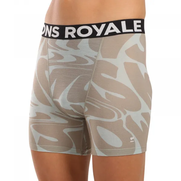 Boxerky Mons Royale Hold 'em Boxer - signal lost glacier