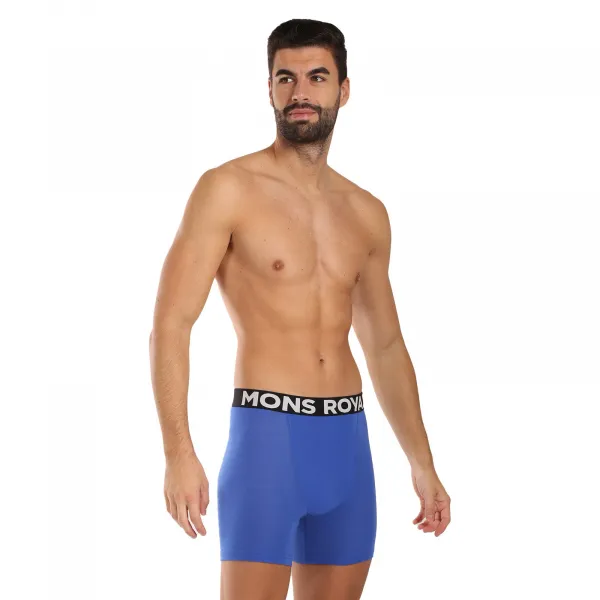 Boxerky Mons Royale Hold 'em Boxer - cobalt