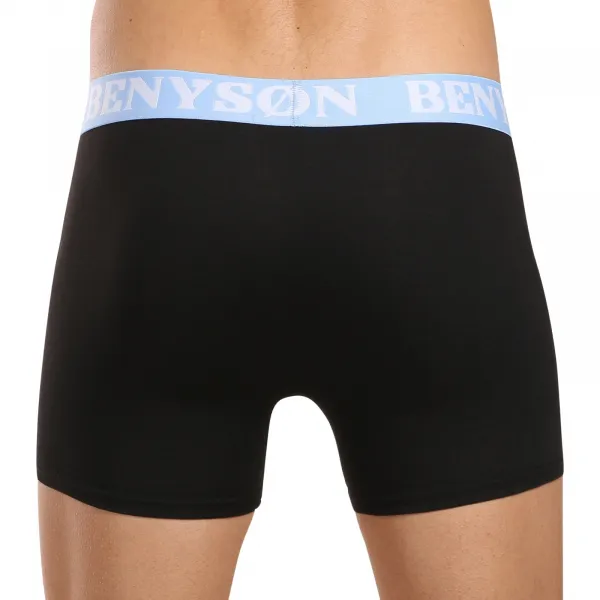 5PACK pánske boxerky Benysøn čierné (4003) M, trenky