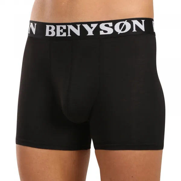 5PACK pánske boxerky Benysøn čierné (4004) M, trenky