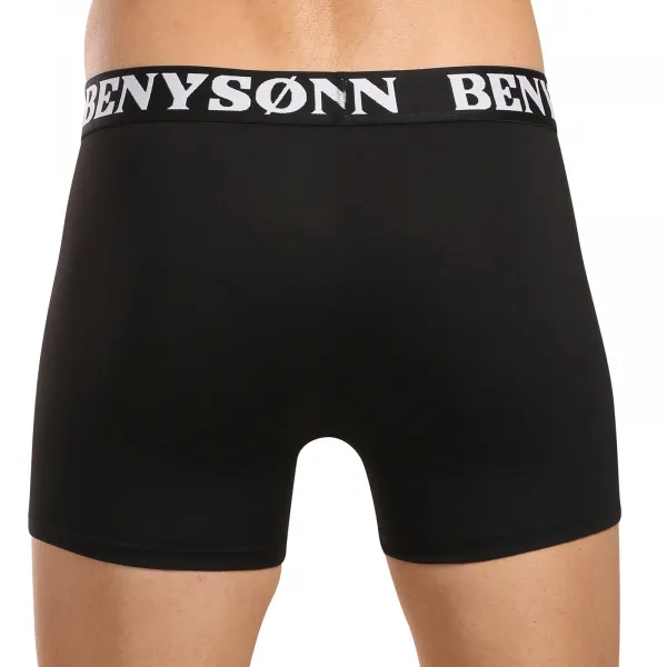 5PACK pánske boxerky Benysøn čierné (4004) M, trenky