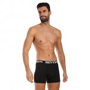 5PACK pánske boxerky Benysøn čierné (4004) M, trenky