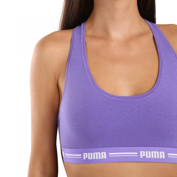 Dámska športová podprsenka Puma fialová (604022001 022) S