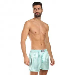 3PACK pánske trenky Styx klasická guma saténové viacfarebné (3C06372) M, trenírky