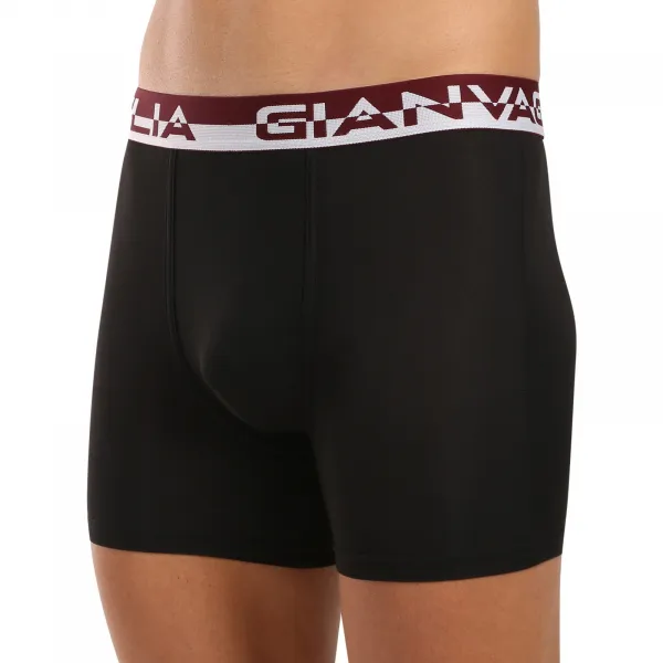 5PACK pánske boxerky Gianvaglia čierne (5012-5) M, trenky
