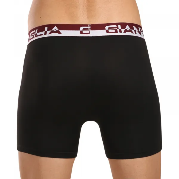 5PACK pánske boxerky Gianvaglia čierne (5012-5) M, trenky