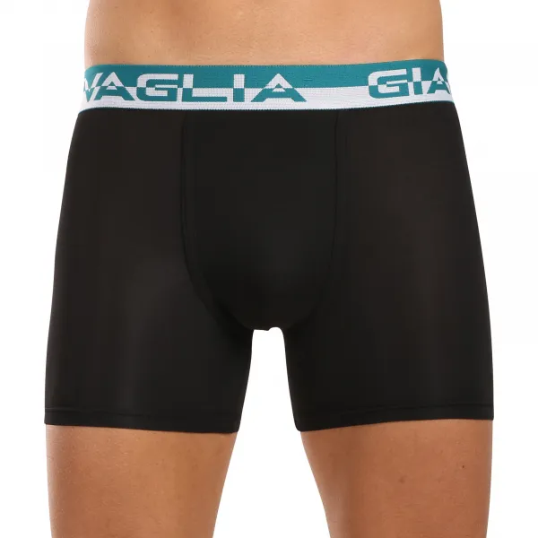 5PACK pánske boxerky Gianvaglia čierne (5012-5) M, trenky