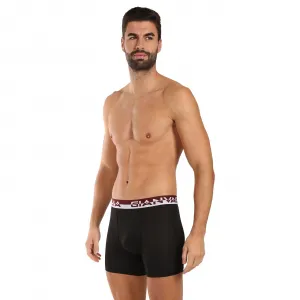 5PACK pánske boxerky Gianvaglia čierne (5012-5) M, trenky