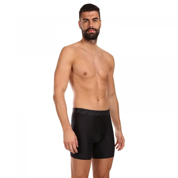 3PACK pánske boxerky Under Armour čierne (1383878 001) S, trenky