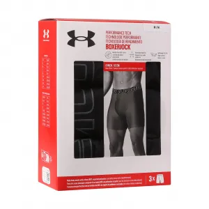 3PACK pánske boxerky Under Armour čierne (1383878 001) S, trenky