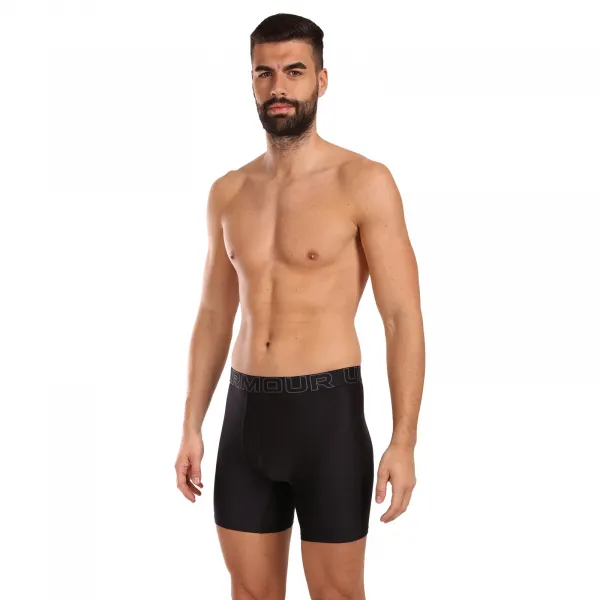 3PACK pánske boxerky Under Armour čierne (1383878 001) S, trenky