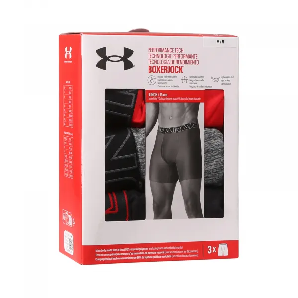 3PACK pánske boxerky Under Armour viacfarebné (1383878 600) S, trenky