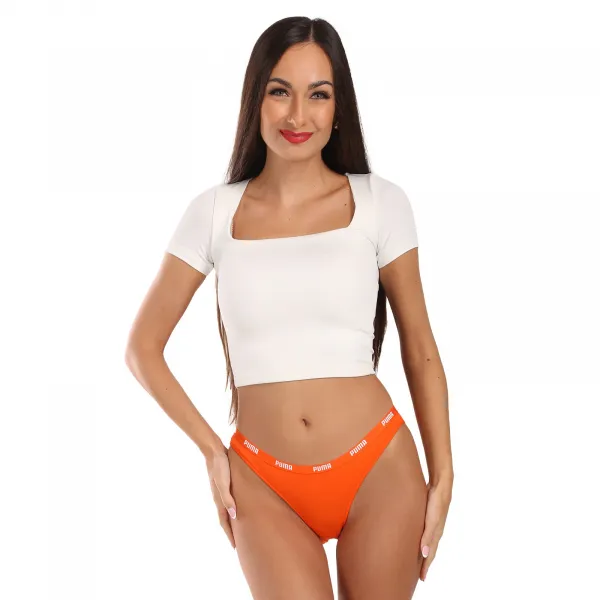 2PACK dámske nohavičky Puma oranžové (603031001 023) M