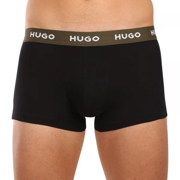 3PACK pánske boxerky HUGO viacfarebné (50517894 981) L, trenky