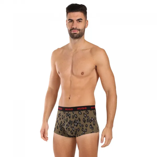 3PACK pánske boxerky HUGO viacfarebné (50517894 981) L, trenky