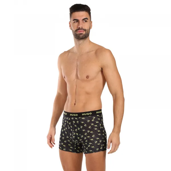 3PACK pánske boxerky HUGO viacfarebné (50517887 983) M, trenky