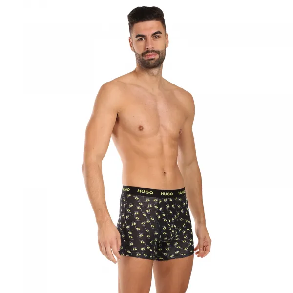3PACK pánske boxerky HUGO viacfarebné (50517887 983) M, trenky