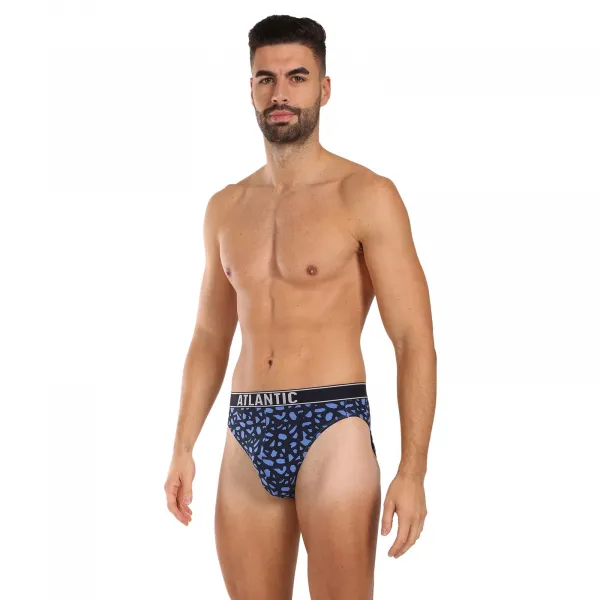 3PACK pánske slipy Atlantic viacfarebné (3MP-151) M