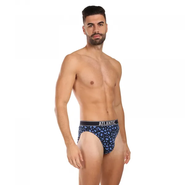 3PACK pánske slipy Atlantic viacfarebné (3MP-151) M