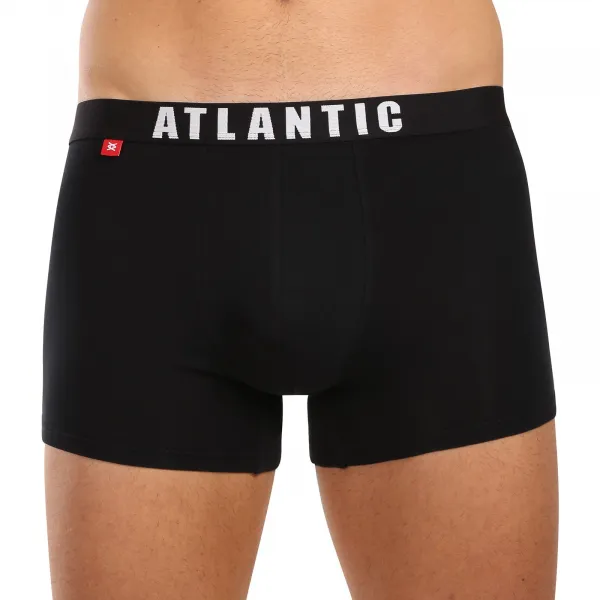 3PACK pánske boxerky Atlantic čierne (3MH-011black) M, trenky