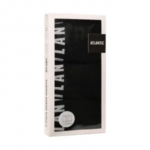 3PACK pánske boxerky Atlantic čierne (3MH-011black) M, trenky