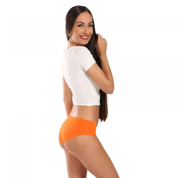 2PACK dámske nohavičky Puma bezšvové oranžové (100001012 020) M