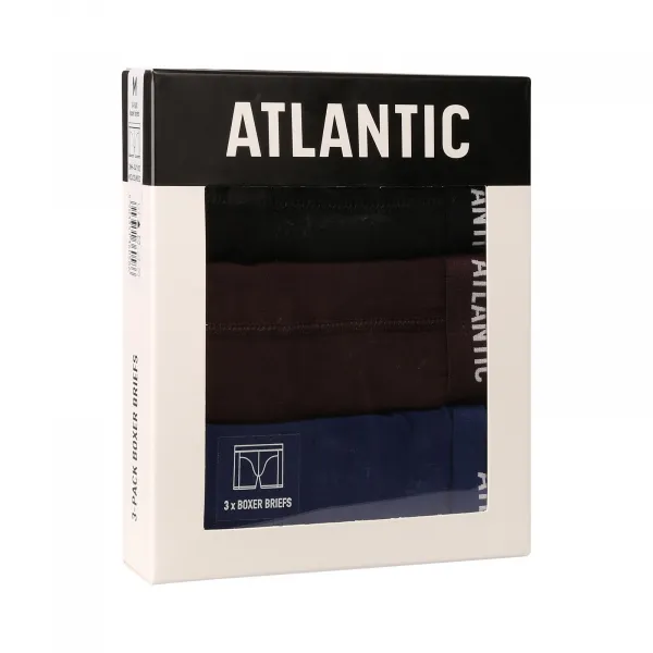 3PACK pánske boxerky Atlantic viacfarebné (3MH-047) L, trenky
