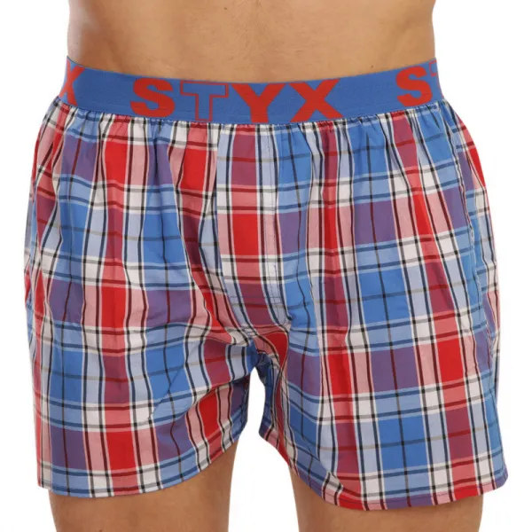 5PACK pánske trenky Styx športová guma viacfarebné (5B0987351) M, trenírky