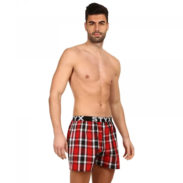 5PACK pánske trenky Styx športová guma viacfarebné (5B0987351) M, trenírky