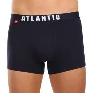 3PACK pánske boxerky Atlantic tmavo modré (3MH-011blue) M, trenky