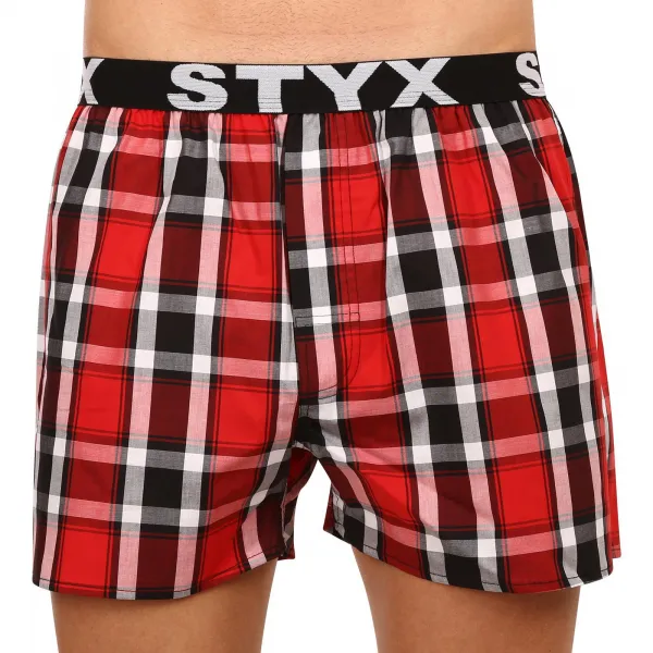 5PACK pánske trenky Styx športová guma viacfarebné (5B0987351) M, trenírky