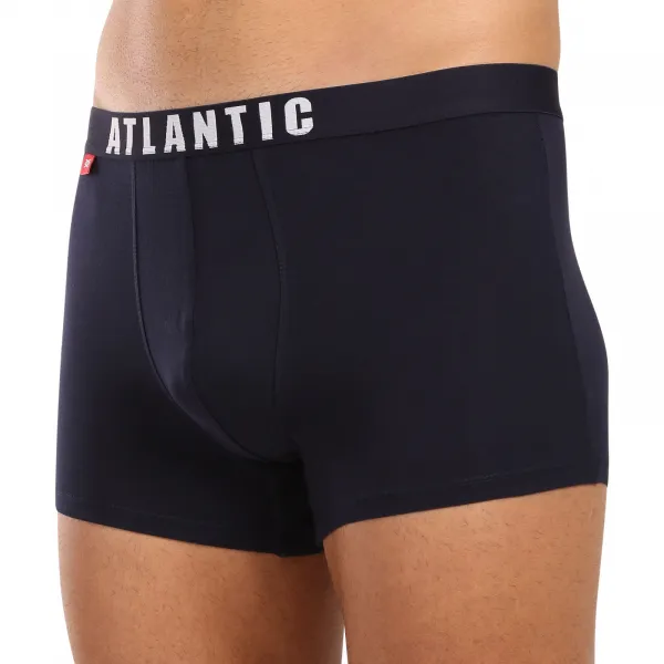 3PACK pánske boxerky Atlantic tmavo modré (3MH-011blue) M, trenky