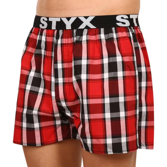 5PACK pánske trenky Styx športová guma viacfarebné (5B0987351) M, trenírky