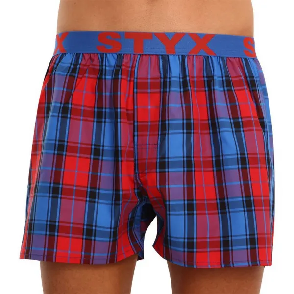 5PACK pánske trenky Styx športová guma viacfarebné (5B0987351) M, trenírky