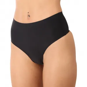Dámske nohavičky Julimex čierne (String Maxi black) S