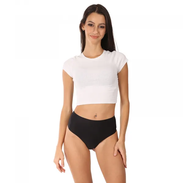Dámske nohavičky Julimex čierne (String Maxi black) S