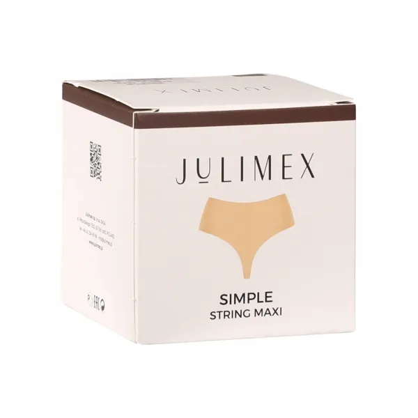 Dámske nohavičky Julimex čierne (String Maxi black) S