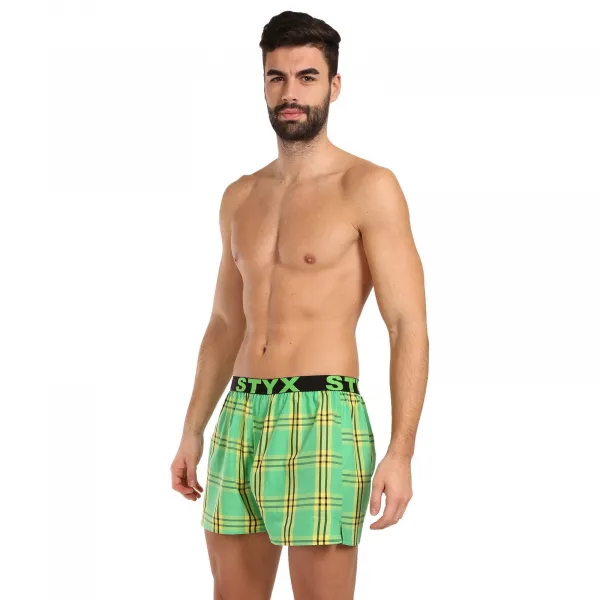 5PACK pánske trenky Styx športová guma viacfarebné (5B0888001) M, trenírky