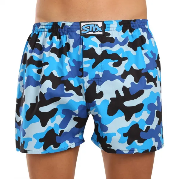 3PACK pánske trenky Styx art klasická guma viacfarebné (3A18023) S, trenírky