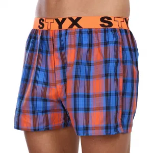 5PACK pánske trenky Styx športová guma viacfarebné (5B0951647) S, trenírky